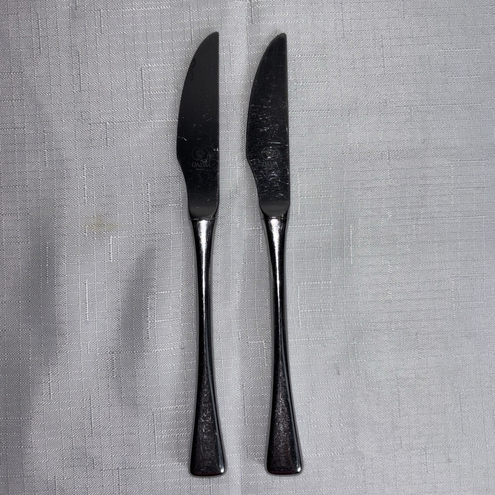 Dalia GUERNICA Stainless Dinner Knives 8 1/2" Spain 18-10 Flatware Set of 2